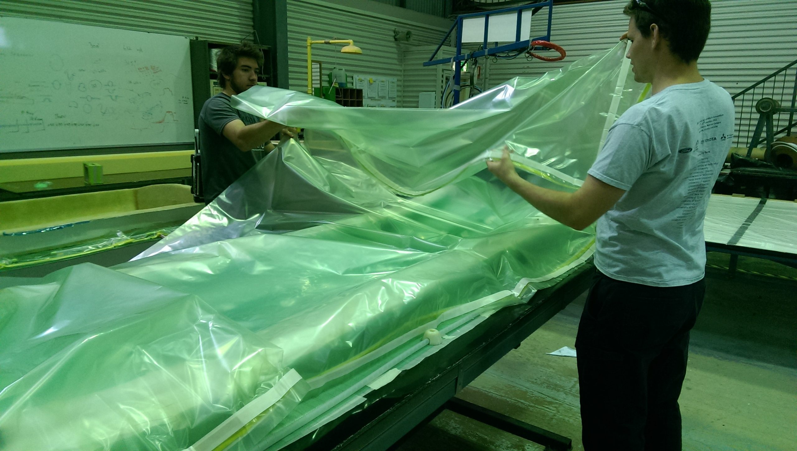 Prep For Vacuum Bagging