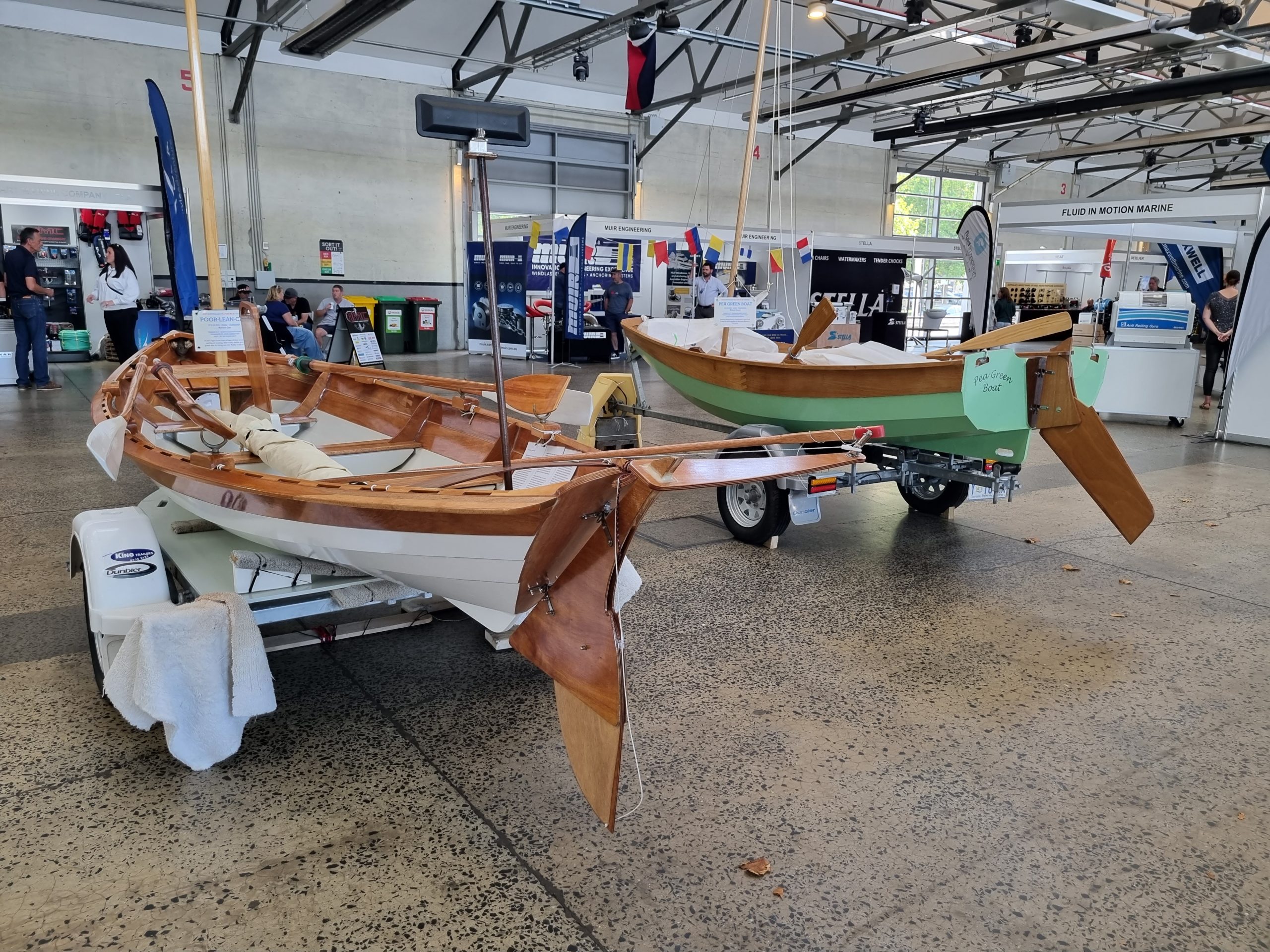 Two Denman Sailing Dinghies