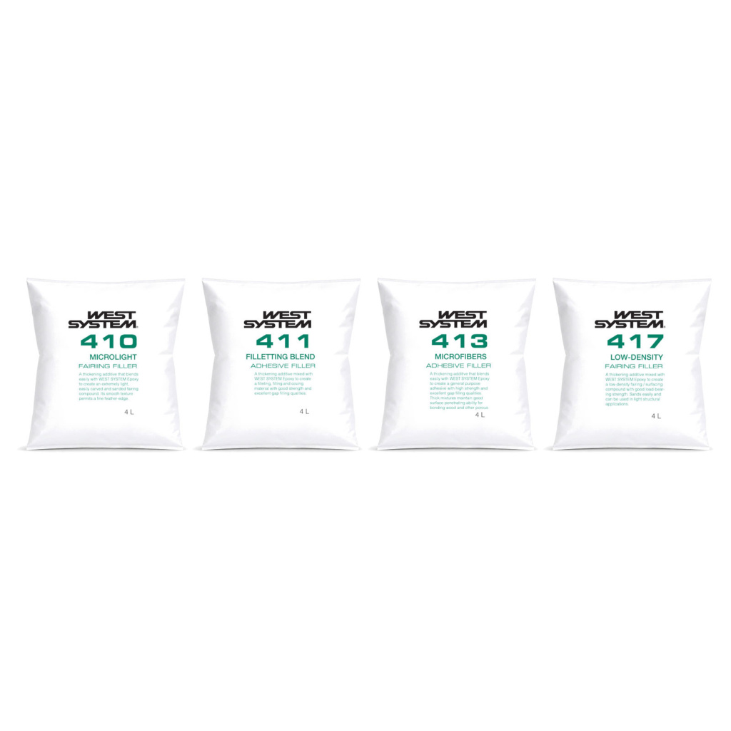 West System 400 Fillers Square Exact Packs