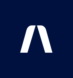 ATL A brandmark in white
