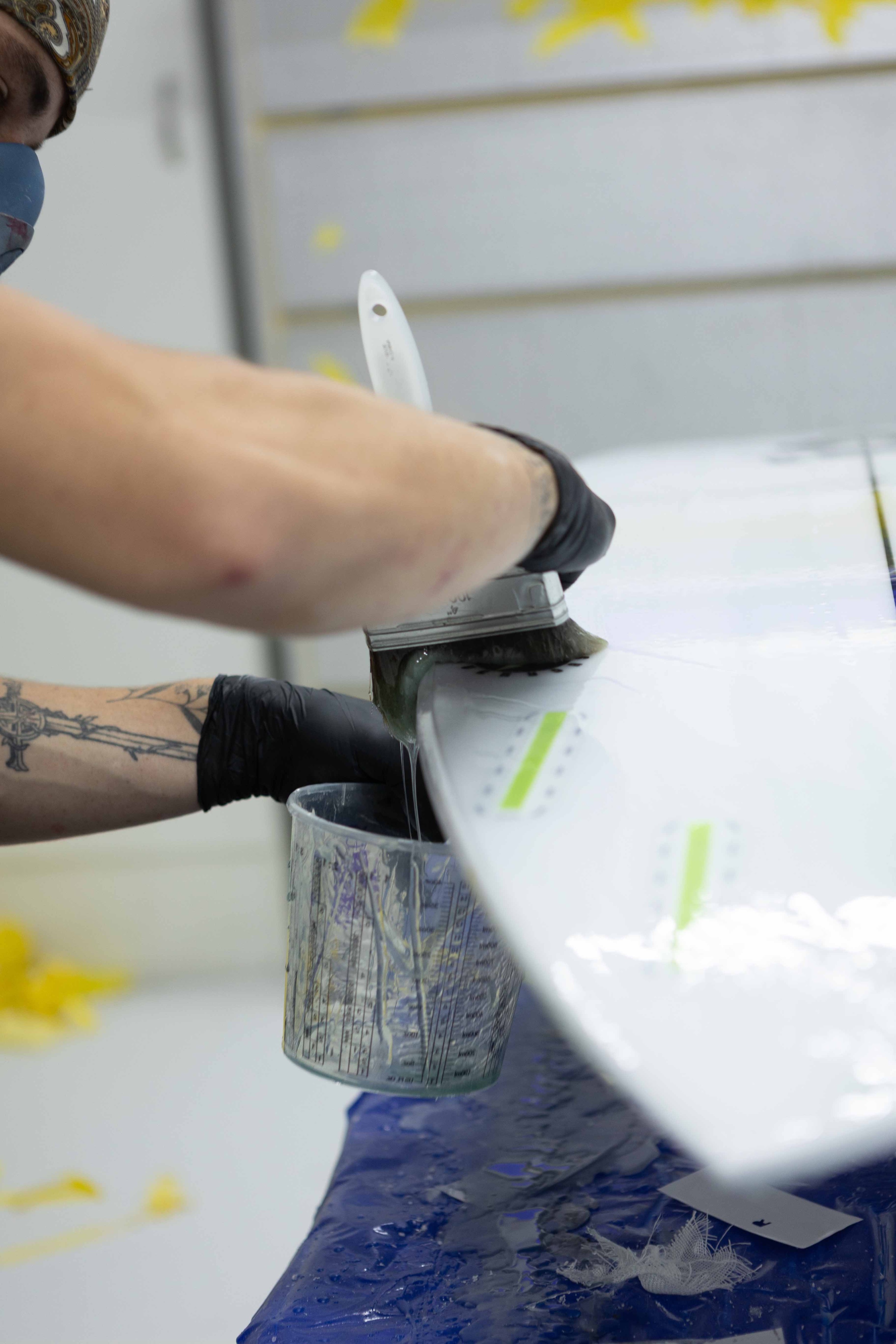 Epoxy lamination detail