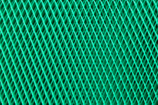 Close-up swatch of the Greenflow 75 extruded mesh structure